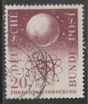 ФРГ 1955 год. Финансирование научных исследований, 1 марка (гашёная)