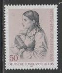 ФРГ (Берлин) 1985 год. Писательница Беттина фон Арним, 1 марка 