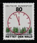 ФРГ 1985 год. Охрана окружающей среды. "Спасите лес", 1 марка 
