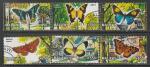 Малави 2012 год. Бабочки, 6 марок (гашёные)