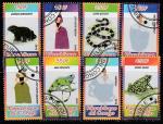 Конго 2010 год. Животные и персонажи мультфильмов, 8 марок (гашёные)