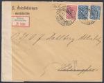 Конверт прошел почту в Финляндию, 1915 год