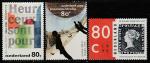 Нидерланды 1995 год. 50 лет со дня смерти художника Х.Н. Веркмана. Музей почты в Гааге, 3 марки.