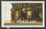 Нидерланды 2000 год. Картина Рембрандта "Ночной дозор", 1 марка (самоклейка)