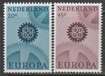 Нидерланды 1967 год. Европа. СЕРТ, 2 марки.