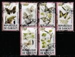 Джибути 2011 год. Жизнь бабочки и растения, 6 марок (гашёные) (I)