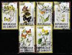 Джибути 2011 год. Жизнь бабочки и растения, 6 марок (гашёные) (II)