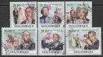 Мозамбик 2009 год. Японский император Хирохито, 6 марок (гашёные)