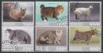 Габон 2017 год. Домашние кошки, 6 марок (гашёные)