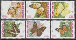 Кабо-Верде 1982 год. Бабочки, 6 марок.