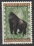Бельгийское Конго 1959 год. Горилла, 1 марка из серии.