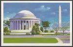 ПК США 1989 год. Вашингтон. Мемориал Джефферсону.