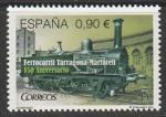 Испания 2015 год. Железнодорожный транспорт. Паровоз, 1 марка (145.5010)