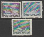 Польша 1949 год. 75 лет Всемирному почтовому союзу, 3 марки (281.533)