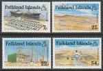 Фолклендские острова 1985 год. Открытие аэропорта "Маунт Плезант", 4 марки (371.423)