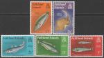 Фолклендские острова 1981 год. Шельфовые рыбы, 5 марок (371.336)
