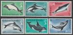 Фолклендские острова 1980 год. Дельфины, 6 марок (371.295)