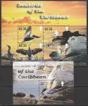 Монтсеррат 2005 год. Морские птицы, малый лист + блок (233.1271)