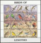 Лесото 1992 год. Птицы, малый лист (197.945)