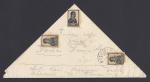 Письмо-треугольник. Полевая почта 35412, военная цензура 05685, 1944 год