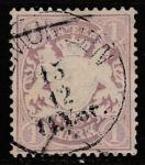Бавария 1911 год. Государственный герб в орнаменте, номинал 1М., 1 марка из серии (гашёная)