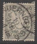 Бавария 1900 год. Государственный герб в орнаменте, номинал 2 Pf., 1 марка из серии (гашёная)