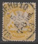 Бавария 1900 год. Государственный герб в орнаменте, номинал 40 Pf., 1 марка из серии (гашёная)