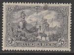 Германия (II Рейх) 1915/1919 год. Памятник императору Вильгельму I в Берлине, 1 марка из серии (наклейка)