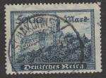 Германия (Веймарская республика) 1923 год. Замок Вартбург, 1 марка из двух (гашёная)