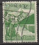Германия (III Рейх) 1938 год. Зимняя помощь: восточные ландшафты и альпийские цветы. Целль-ам-Зее, 1 марка из серии (гашёная)