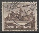 Германия (III Рейх) 1939 год. Крепость Эльбоген, 1 марка из серии (гашёная)