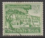 Германия (III Рейх) 1939 год. Королевская резиденция. Дворец Гослар, 1 марка из серии (гашёная)