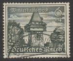 Германия (III Рейх) 1939 год. Часовая башня в Граце, 1 марка из серии (гашёная)