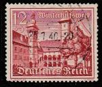 Германия (III Рейх) 1939 год. Конюшня в Клагенфурте, 1 марка из серии (гашёная)