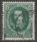 Германия (III Рейх) 1936 год. Физик Отто фон Герике, 1 марка (гашёная)