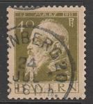 Германия (Бавария) 1911 год. Принц - регент Баварии Луитпольд Баварский, ном. 40 Pf, 1 марка из серии (гашёная) 