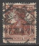 Германия (Веймарская республика) 1918/1919 год. Аллегорический образ Германии, 35 Pf., 1 марка из трёх (гашёная)