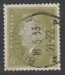 Германия (Веймарская республика) 1932 год. Стандарт. Рейхсканцлер Фридрих Эберт, 6 Pf., 1 марка из двух (гашёная)