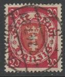 Германия (Данциг) 1924 год. Герб города, 20 Pf., 1 марка из серии (гашёная)