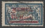 Германия (Мемель) 1921/1922 год. Стандарт. НДП красного цвета: 10 М/5 Fr., 1 марка из серии (гашёная)