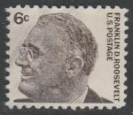 США 1966 год. XXXII Президент Франклин Делано Рузвельт, 1 марка 