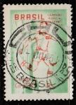 Бразилия 1959 год. Футболист, 1 марка (гашёная)