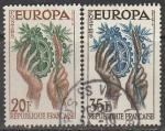 Франция 1957 год. Европа СЕРТ, 2 марки (гашёные)