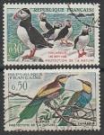 Франция 1960 год. Защита птиц, 2 марки (гашёные)