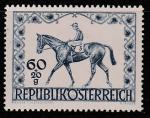 Австрия 1947 год. Скачки на приз города Вены, 1 марка 