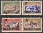 Румыния 1955 год. Животноводство, 4 марки 