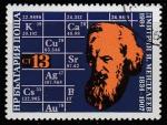 Болгария 1984 год. Русский учёный Д.И. Менделеев, 1 марка (гашёная)