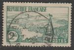 Франция 1935 год. Ландшафты. Бретонский речной пейзаж, 1 марка (гашёная)