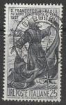 Италия 1957 год. Итальянский святой Франциск из Паолы. Тонущий корабль, 1 марка (гашёная)