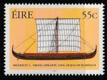 Ирландия 2007 год. Корабль викингов "Skuldelev-2", 1 марка.